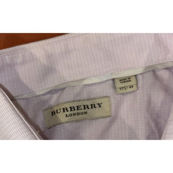 Burberry Light Pink Workwear Long-Sleeve Button-Down Shirt Men's Size 44 17.5 - Picture 6 of 8